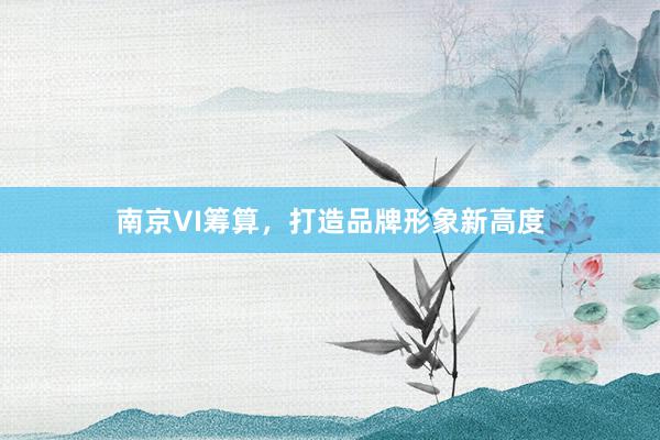 南京VI筹算，打造品牌形象新高度